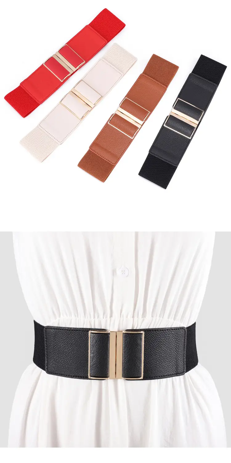Women's Leather Belt Buckle Set Four Colors — feature 2