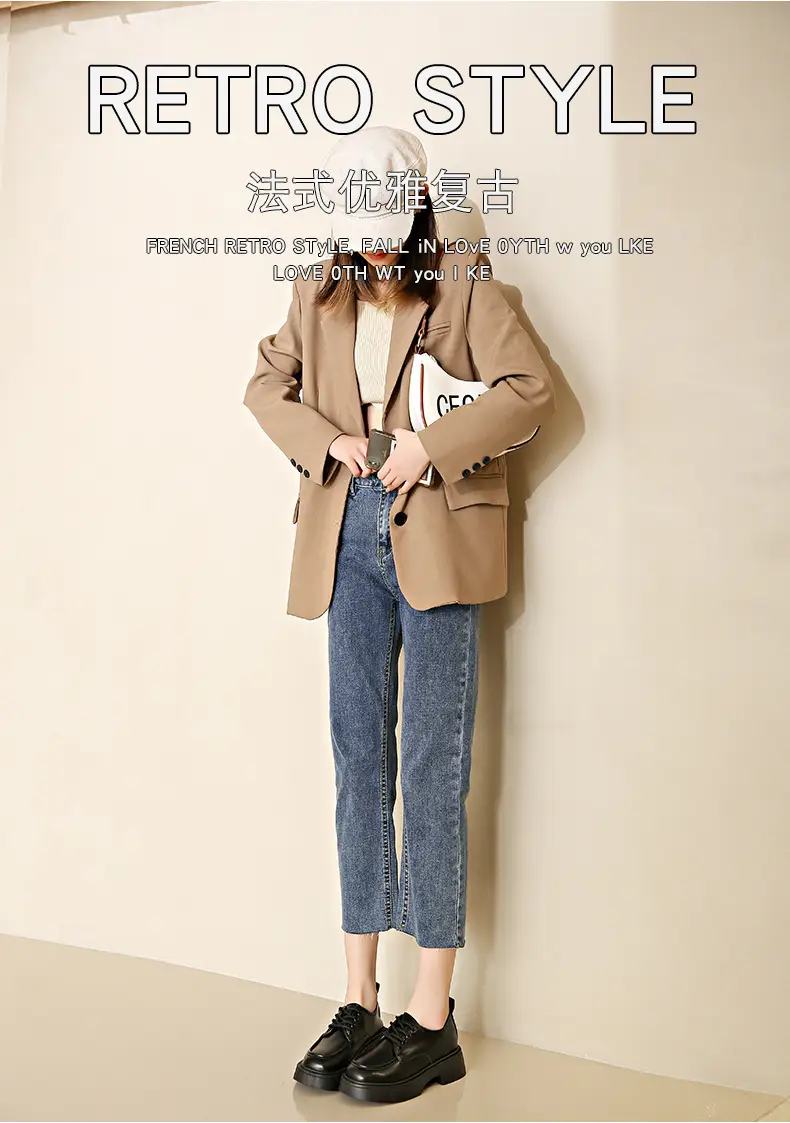 Women's Black Lace-up Leather Shoes 2025 Spring Autumn — feature 5