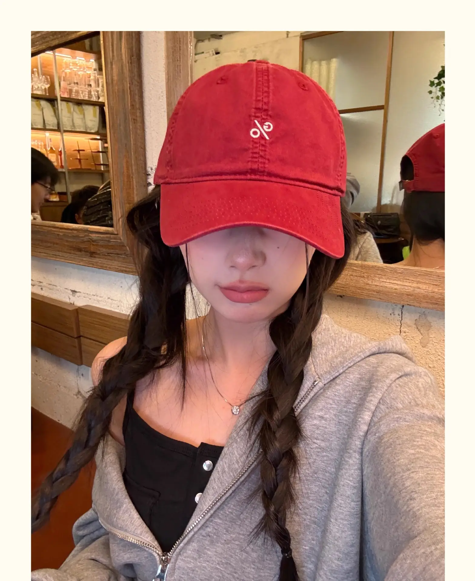 Women's Blue Embroidered Baseball Cap Small — feature 12