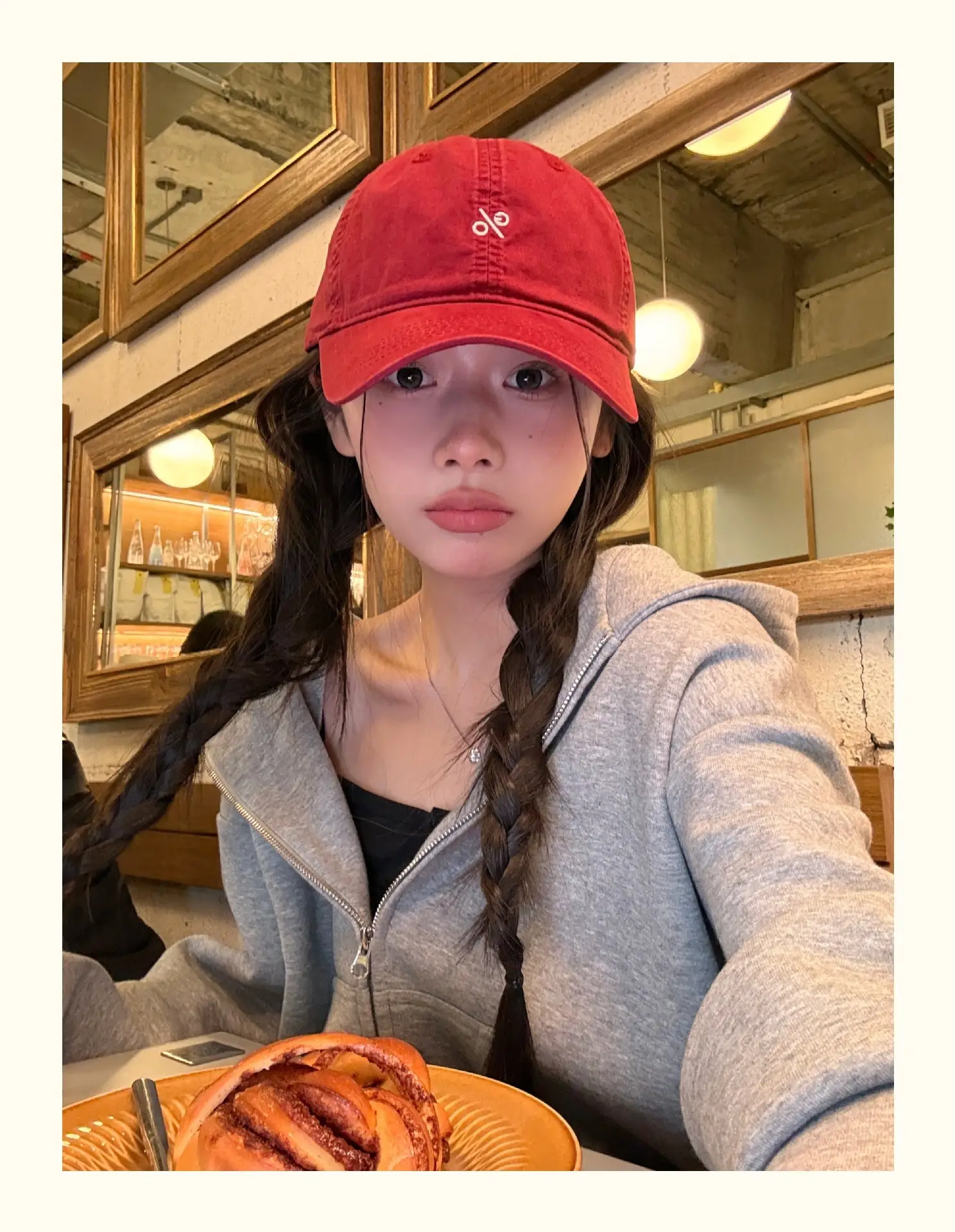 Women's Blue Embroidered Baseball Cap Small — feature 13