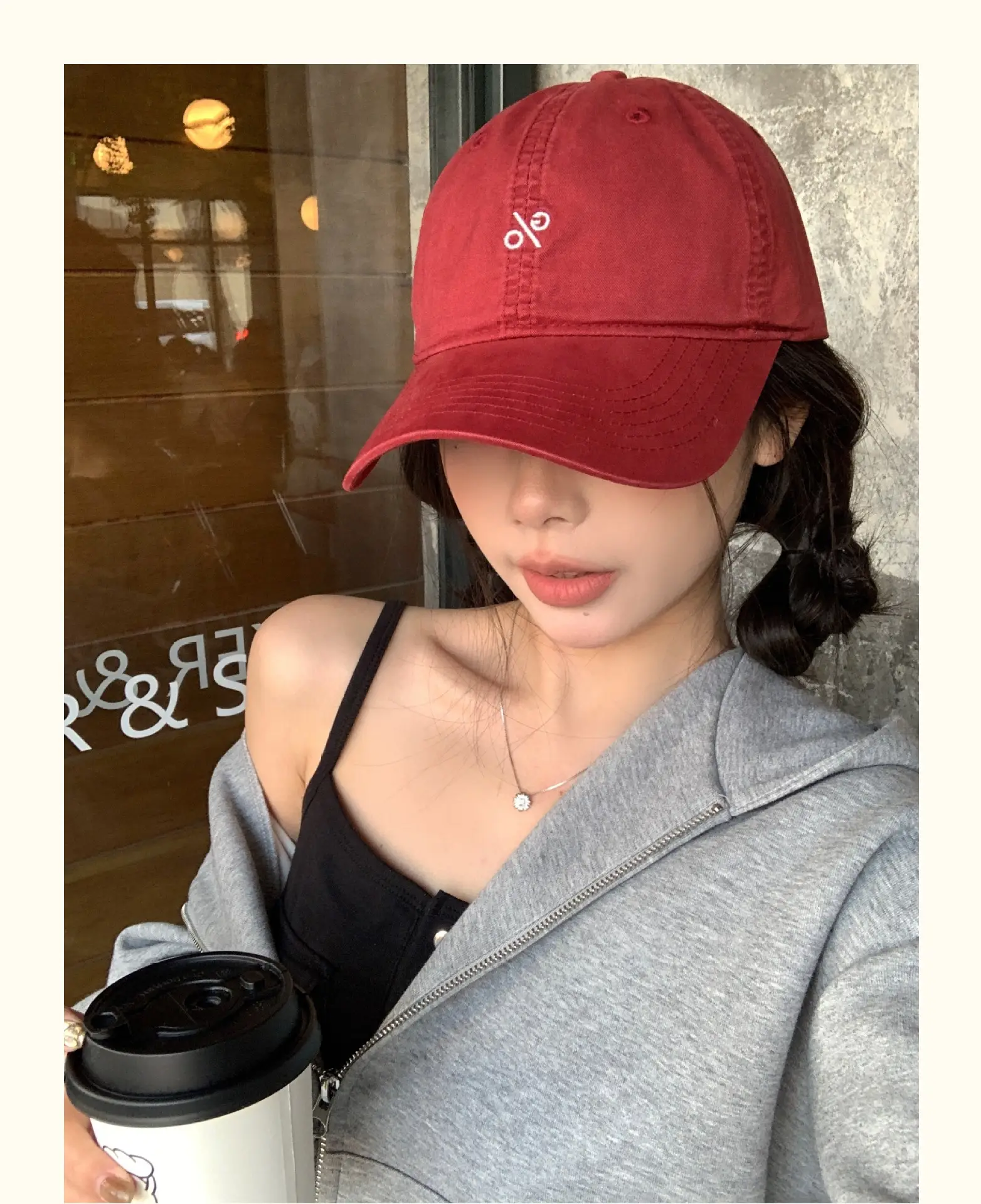 Women's Blue Embroidered Baseball Cap Small — feature 8