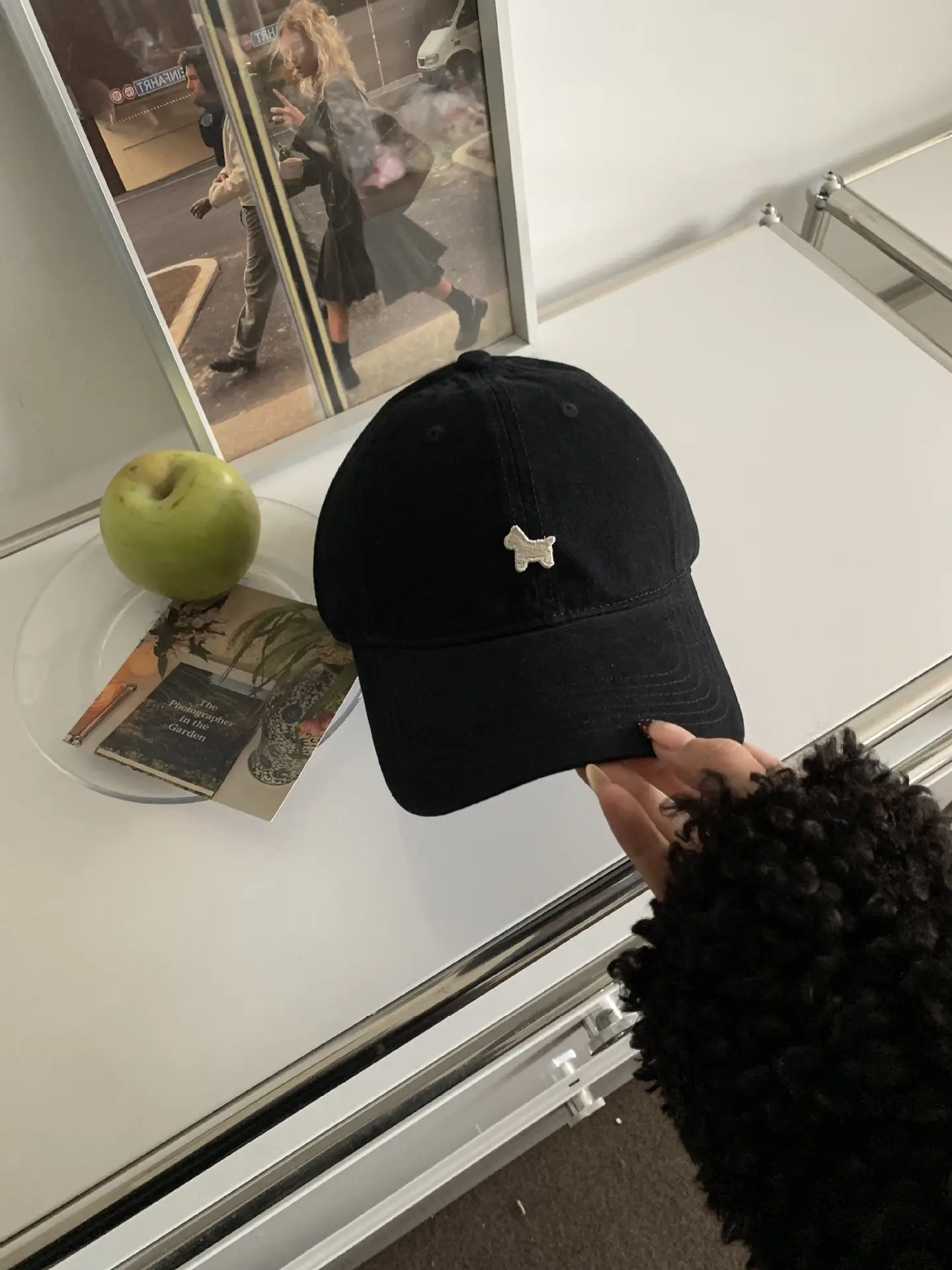 Women's Blue Embroidered Baseball Cap Small