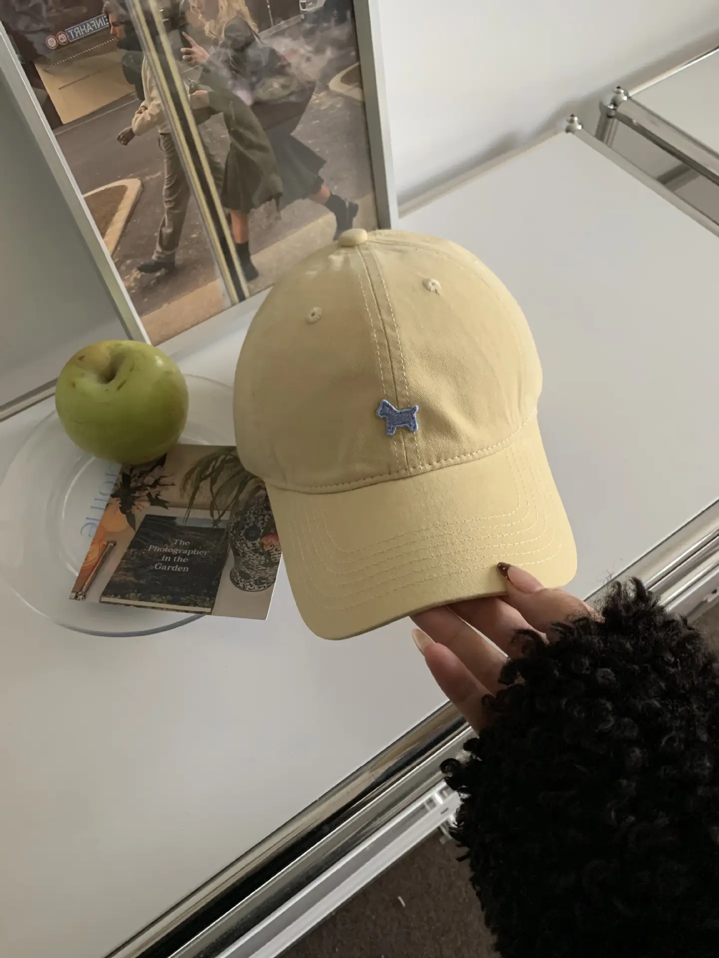 Women's Blue Embroidered Baseball Cap Small