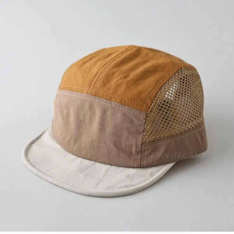 Unisex Mesh Baseball Cap Green Blue Orange Breathable