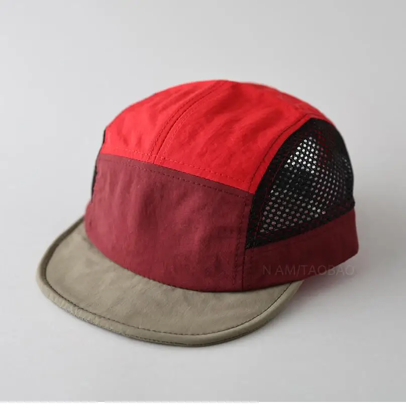 Unisex Mesh Baseball Cap Green Blue Orange Breathable