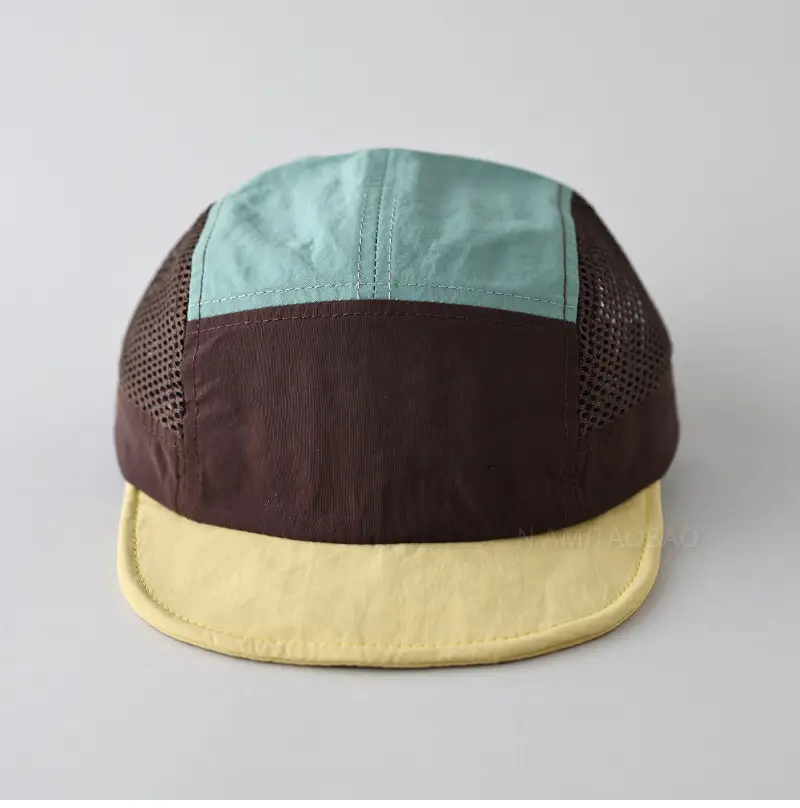 Unisex Mesh Baseball Cap Green Blue Orange Breathable — feature 11