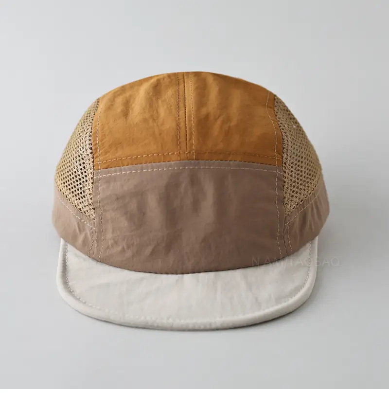 Unisex Mesh Baseball Cap Green Blue Orange Breathable — feature 12