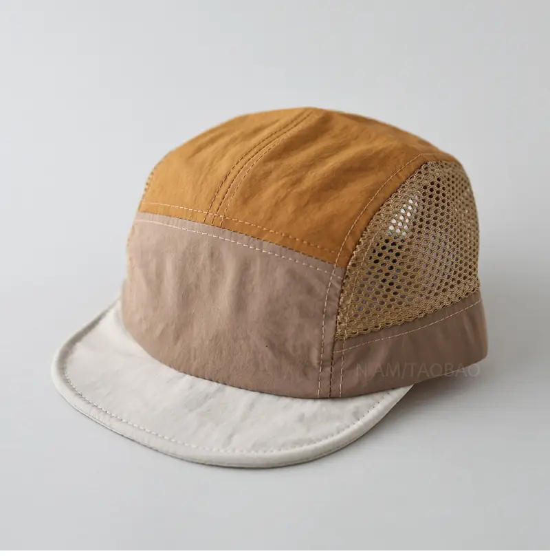 Unisex Mesh Baseball Cap Green Blue Orange Breathable