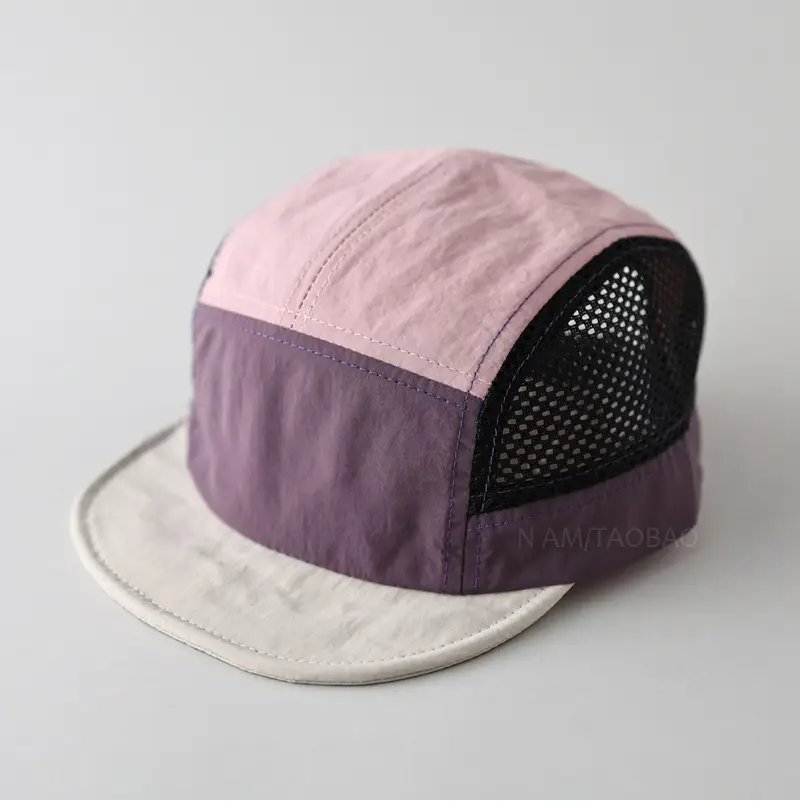 Unisex Mesh Baseball Cap Green Blue Orange Breathable