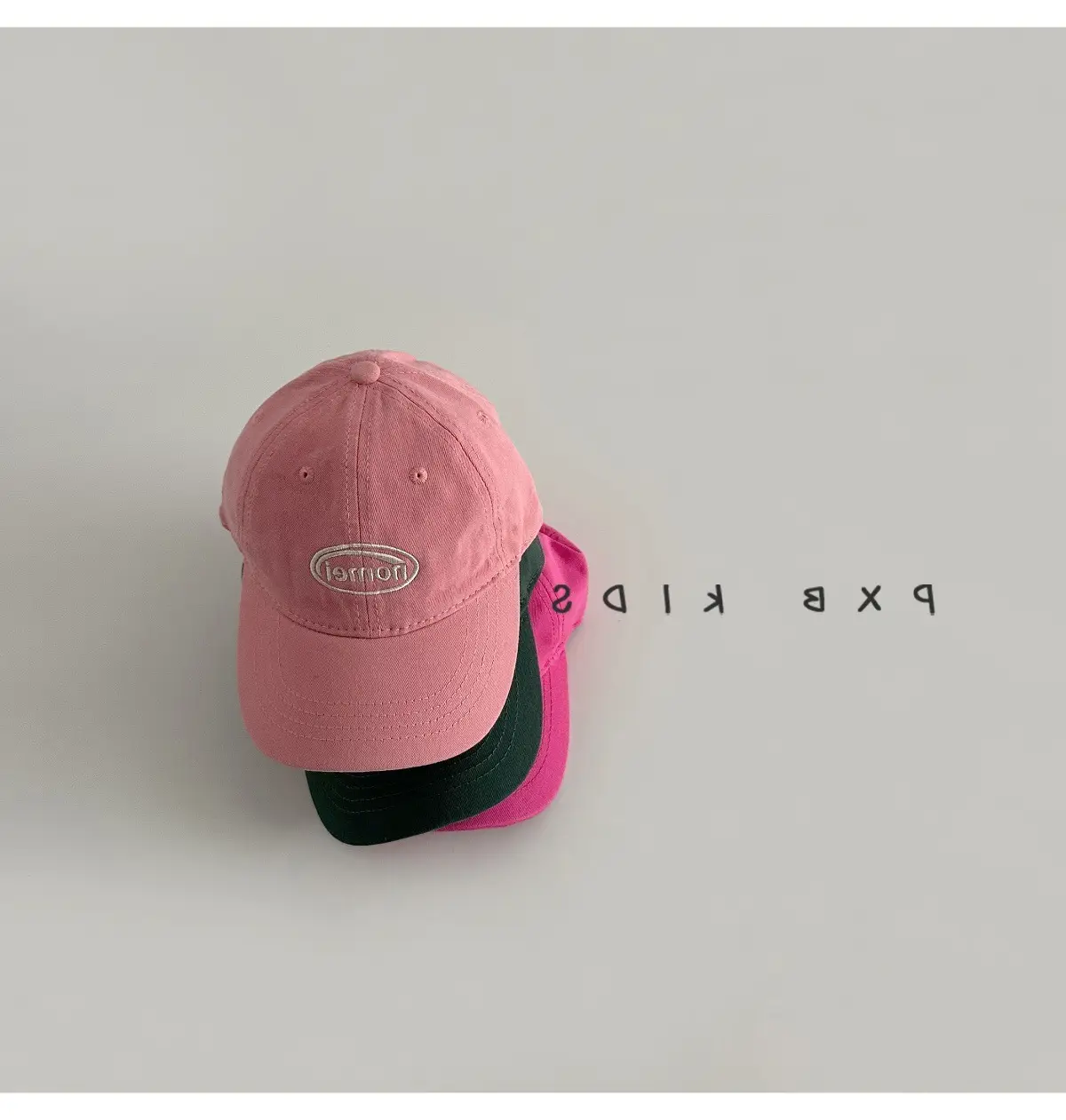 Pink Baseball Cap for Boys Girls Sun Hat — feature 4