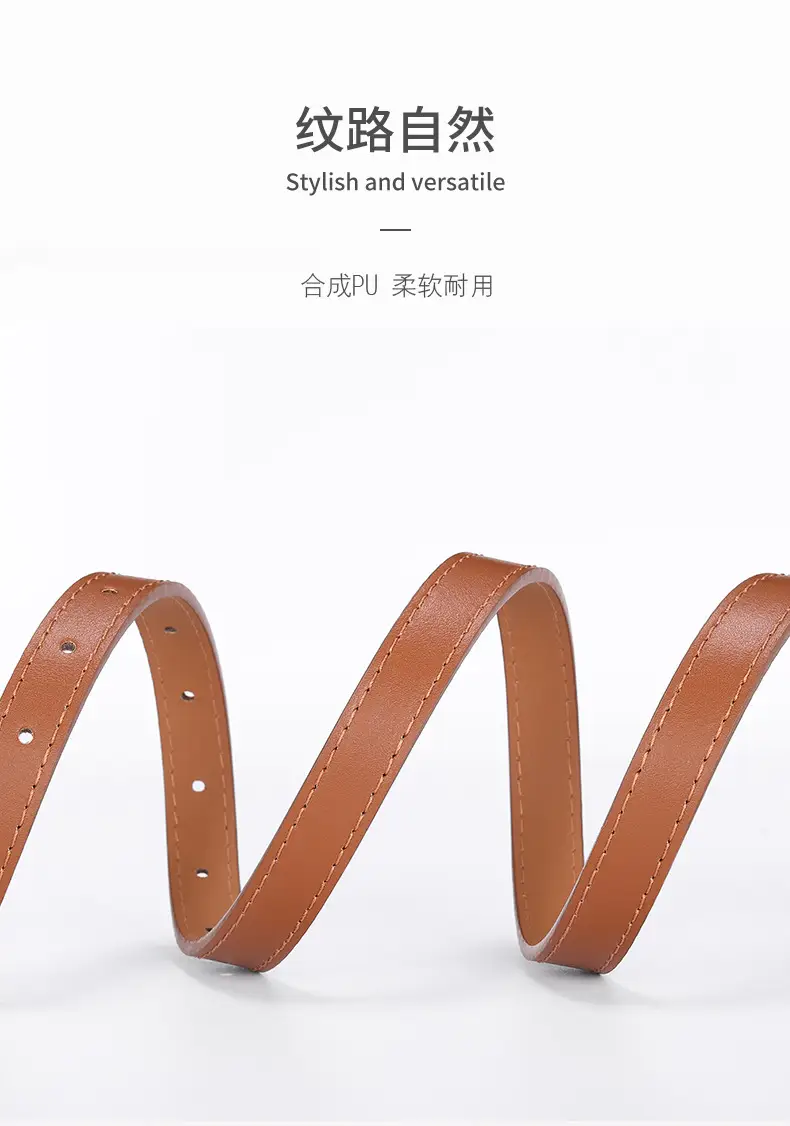 White Leather Belt with Antique Silver Buckle — feature 8