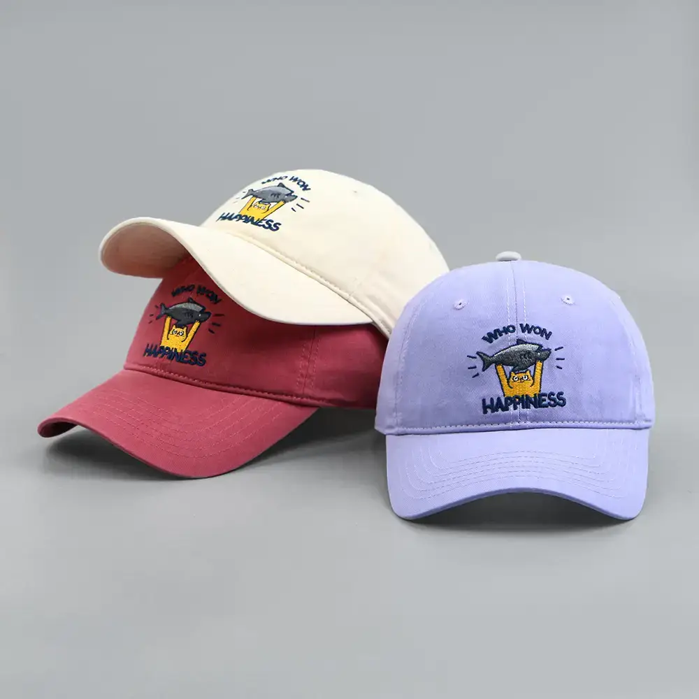 American Street Hat Couple Baseball Cap Letter Cartoon Embroidered Cap Sun Hat Outdoor Casual Sun Protection — feature 2