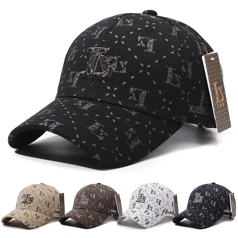 New Aluwei Embroidered Baseball Cap Black Unisex