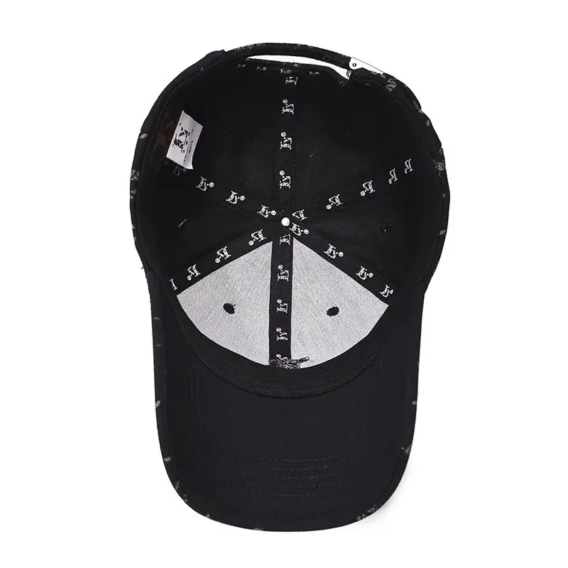 New Aluwei Embroidered Baseball Cap Black Unisex