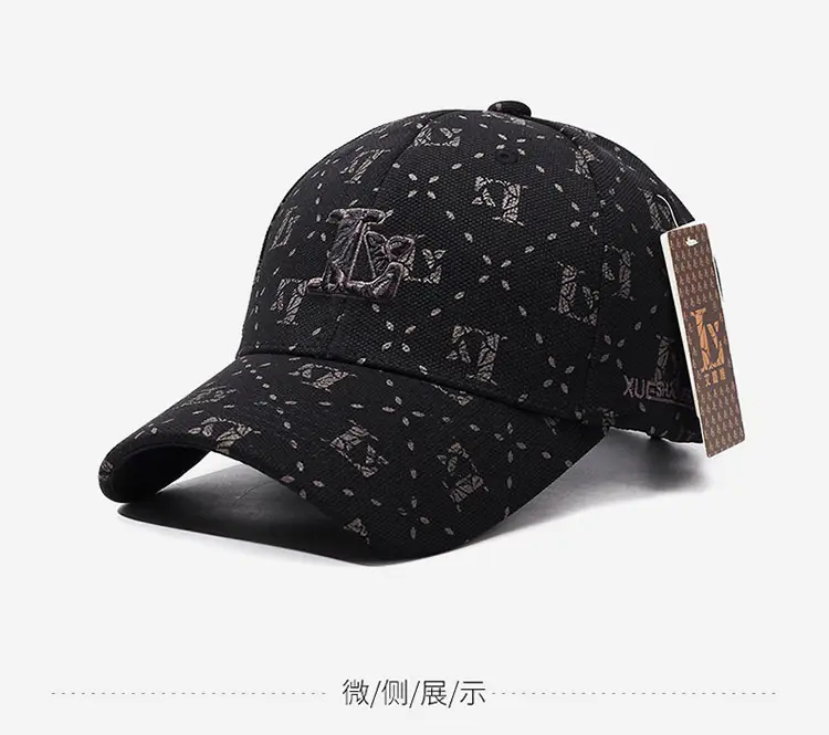 New Aluwei Embroidered Baseball Cap Black Unisex — feature 10