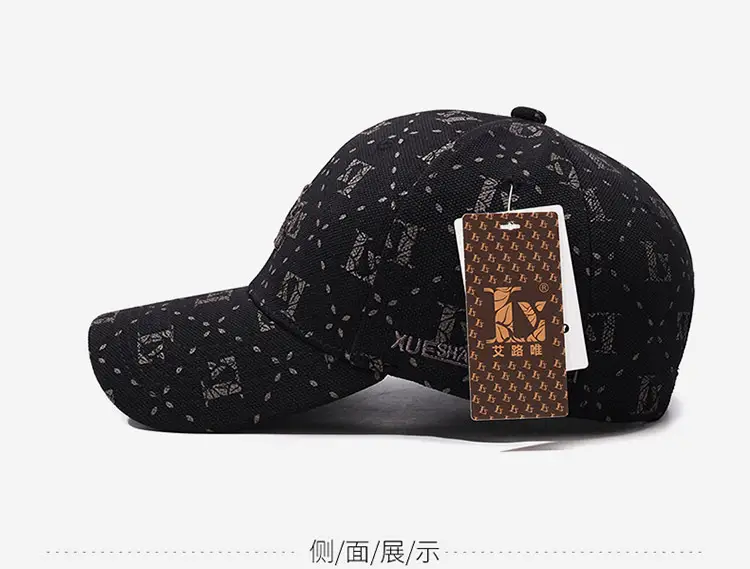 New Aluwei Embroidered Baseball Cap Black Unisex — feature 11