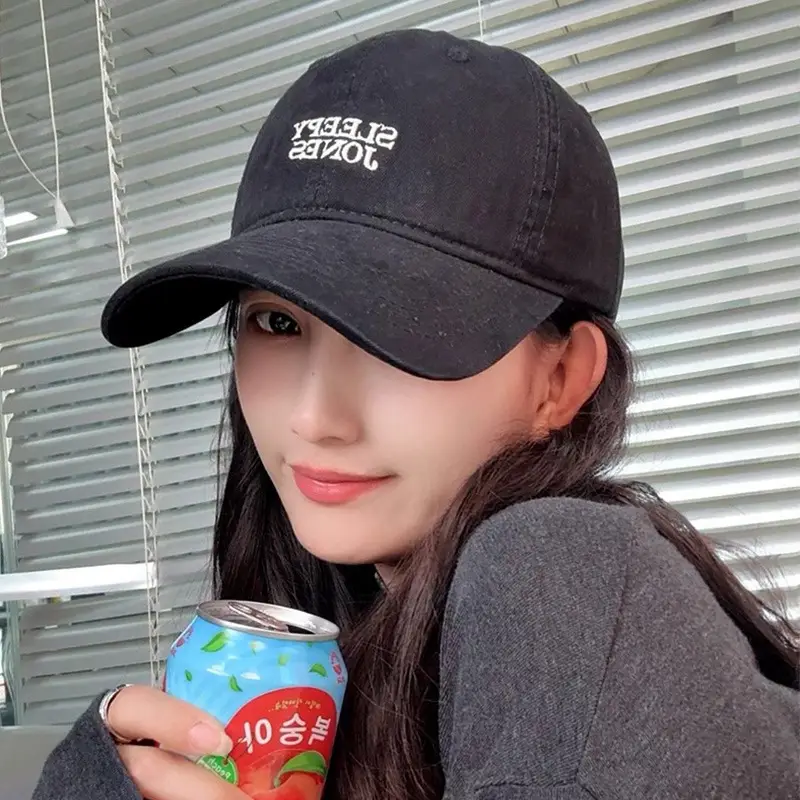 Sleepy Jones Black Baseball Cap Women Men Spring Summer - Image 3