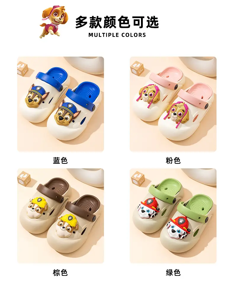 Wang Wang Paw Patrol Kids Blue Slippers Summer Non-Slip — feature 10