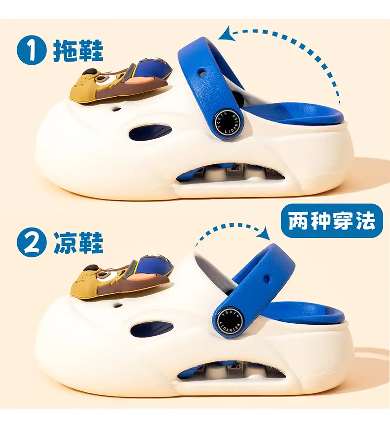 Wang Wang Paw Patrol Kids Blue Slippers Summer Non-Slip — feature 5
