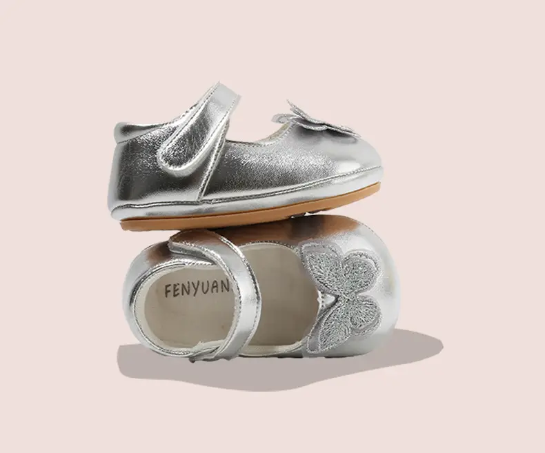 Princess Baby Shoes Silver 6-12mo Toddler Spring Autumn — feature 26