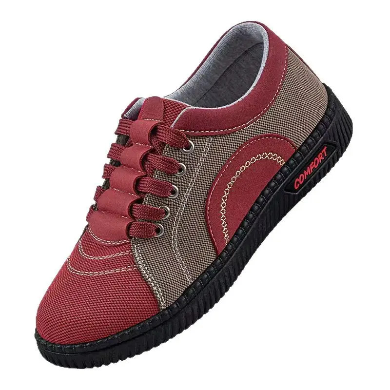 Old Beijing Cloth Shoes Women's Spring and Autumn New Mothers' Shoes Lightweight Non-slip Flat Milk Shoes Soft-soled Casual Single-layer Shoes - Image 7