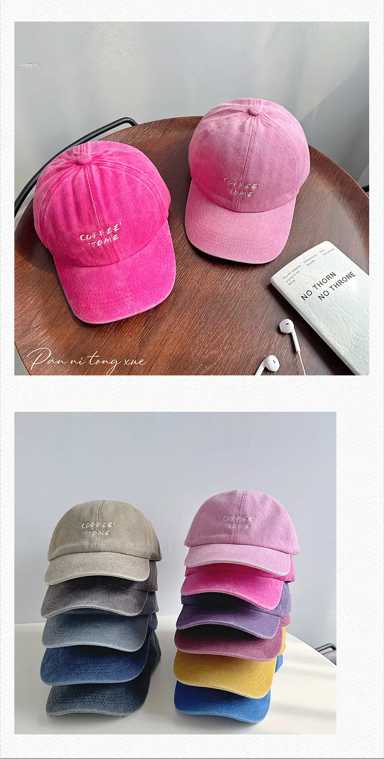 Purple Embroidered Baseball Cap for Men Women — feature 27