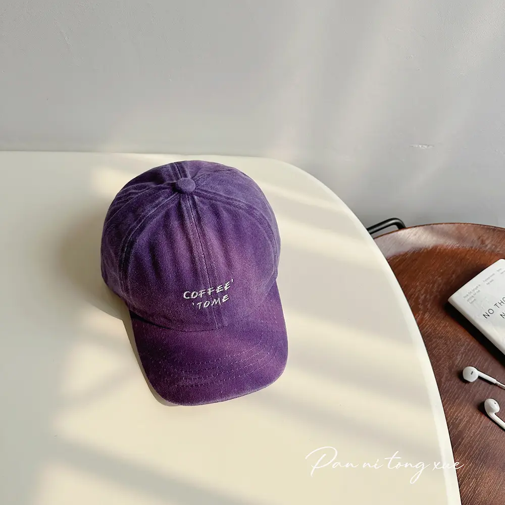 Purple Embroidered Baseball Cap for Men Women - Image 11
