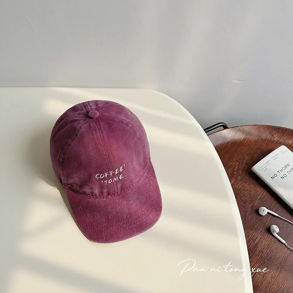 Purple Embroidered Baseball Cap for Men Women - Image 6
