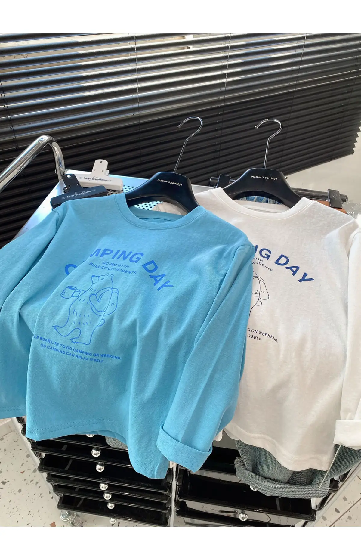 Boys Cotton T-Shirt Grey Blue Graphic Large — feature 12