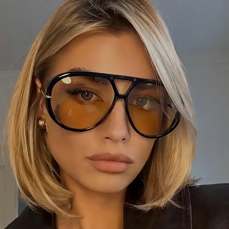 European American Fashion Big Frame Ins toad Sunglasses Cross Border Trend High Sunscreen New Women - Image 17
