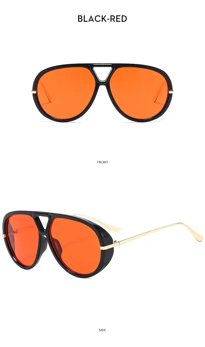 European American Fashion Big Frame Ins toad Sunglasses Cross Border Trend High Sunscreen New Women — feature 18