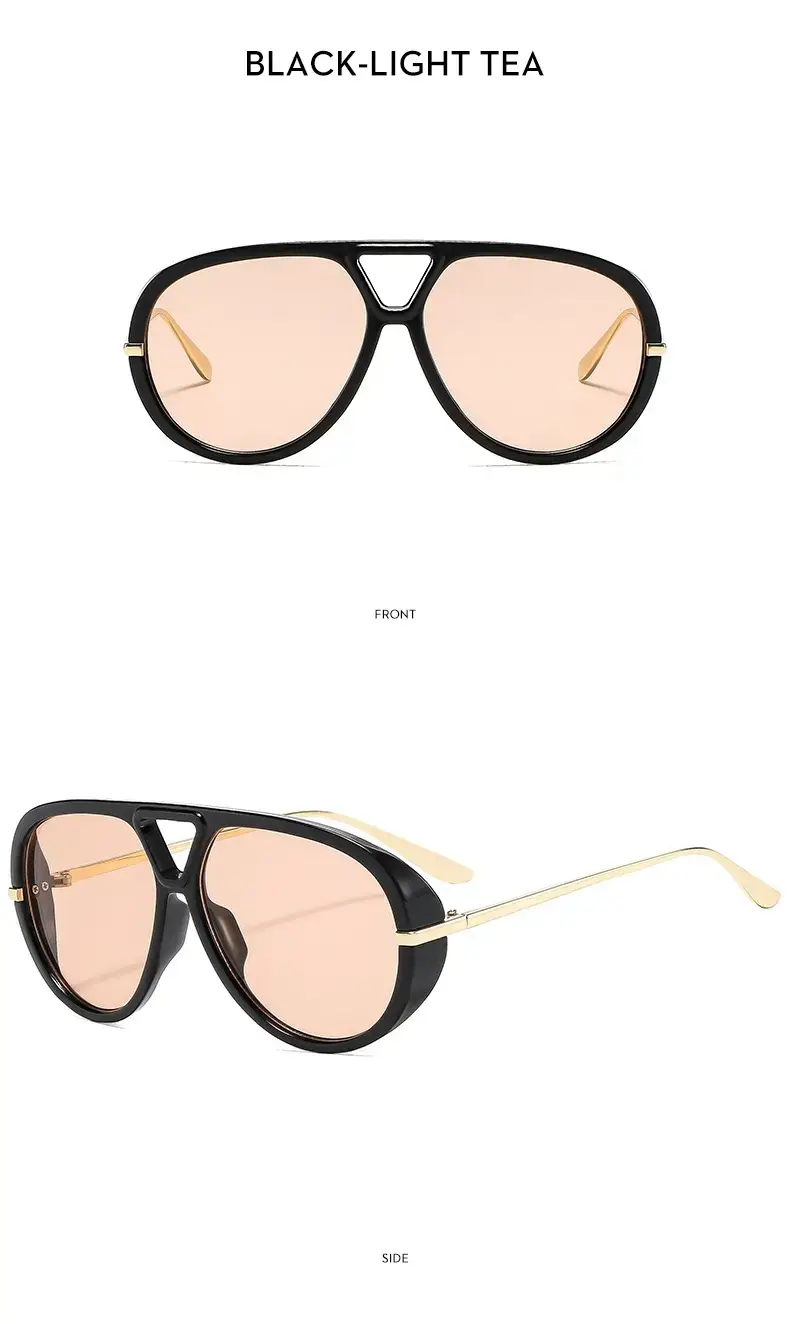 European American Fashion Big Frame Ins toad Sunglasses Cross Border Trend High Sunscreen New Women — feature 20