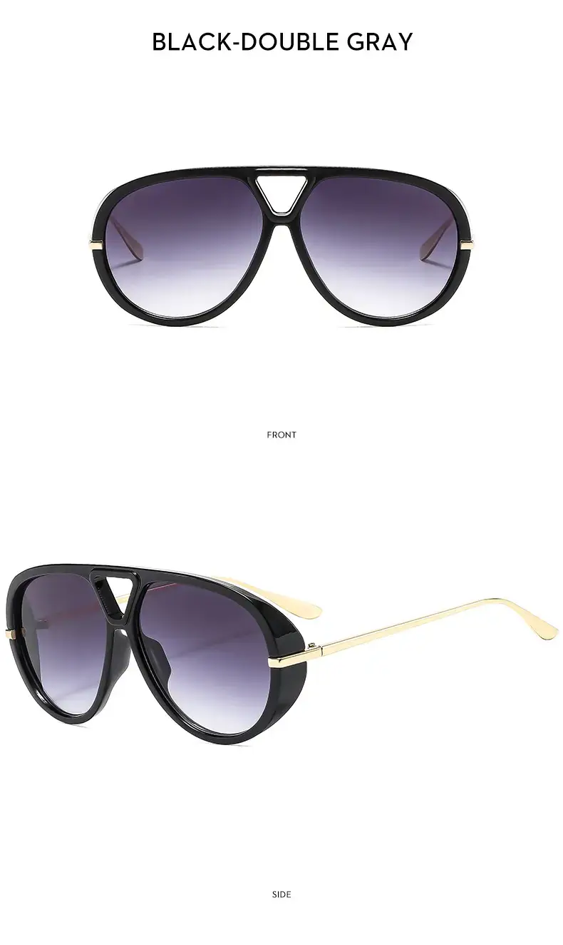 European American Fashion Big Frame Ins toad Sunglasses Cross Border Trend High Sunscreen New Women — feature 22