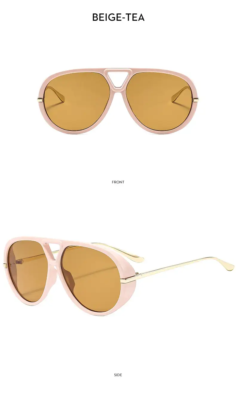 European American Fashion Big Frame Ins toad Sunglasses Cross Border Trend High Sunscreen New Women — feature 26