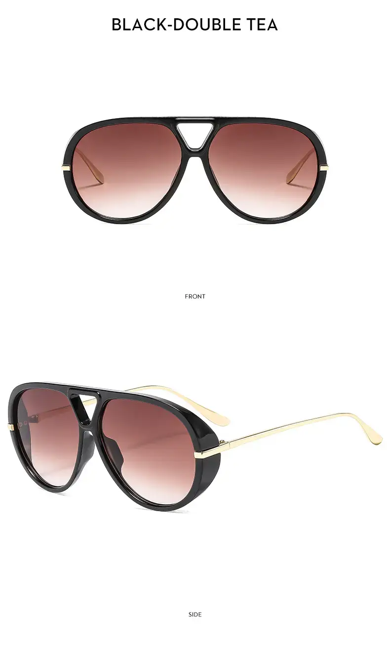 European American Fashion Big Frame Ins toad Sunglasses Cross Border Trend High Sunscreen New Women — feature 27