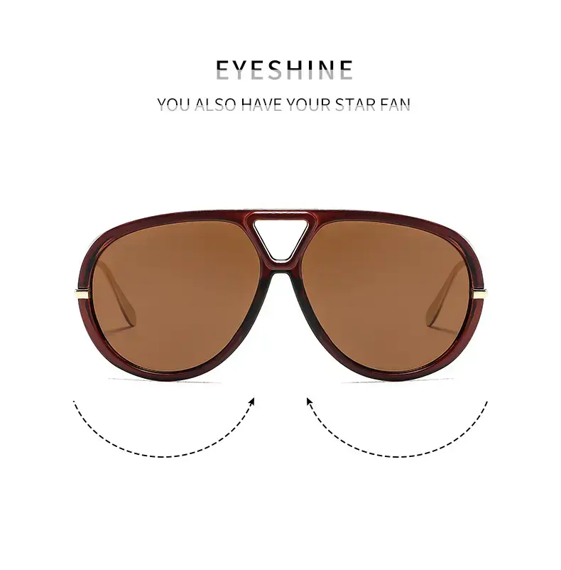 European American Fashion Big Frame Ins toad Sunglasses Cross Border Trend High Sunscreen New Women — feature 8