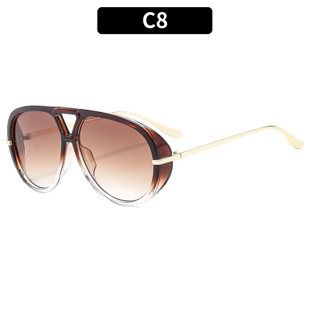 European American Fashion Big Frame Ins toad Sunglasses Cross Border Trend High Sunscreen New Women - Image 8