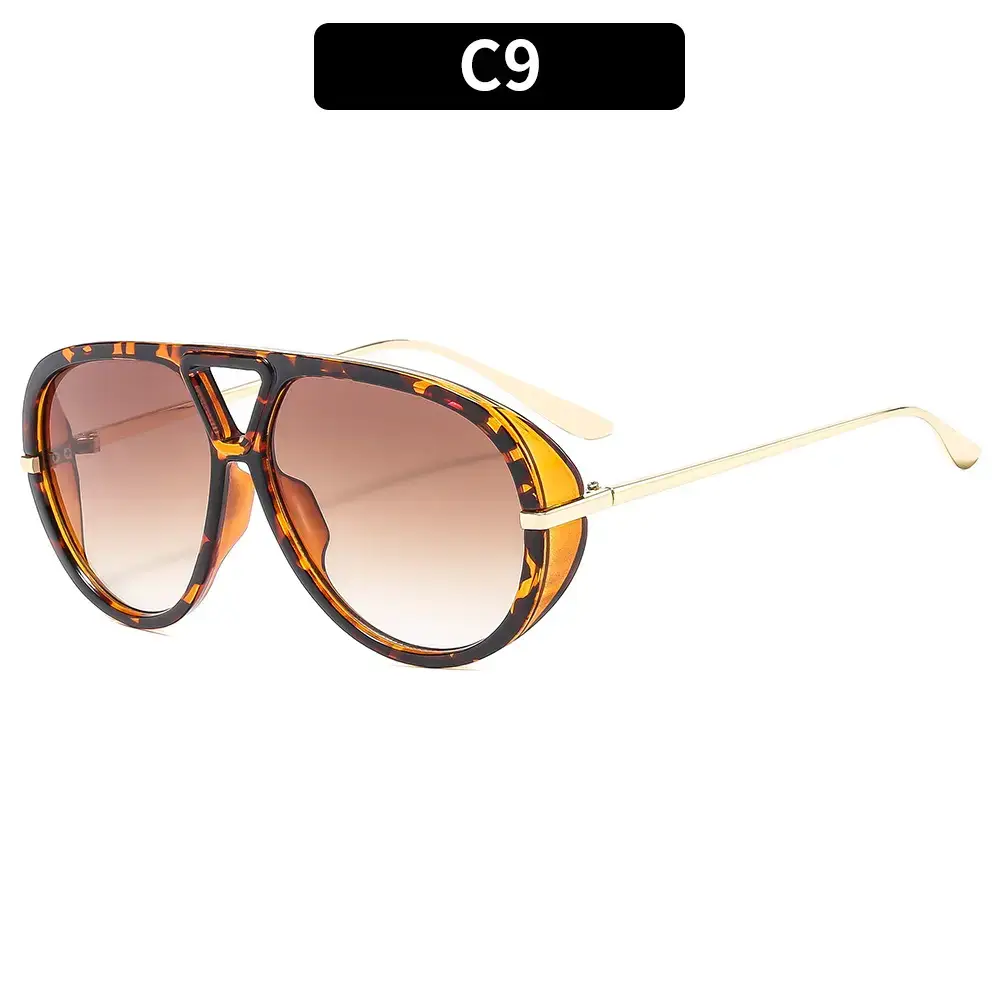 European American Fashion Big Frame Ins toad Sunglasses Cross Border Trend High Sunscreen New Women - Image 9