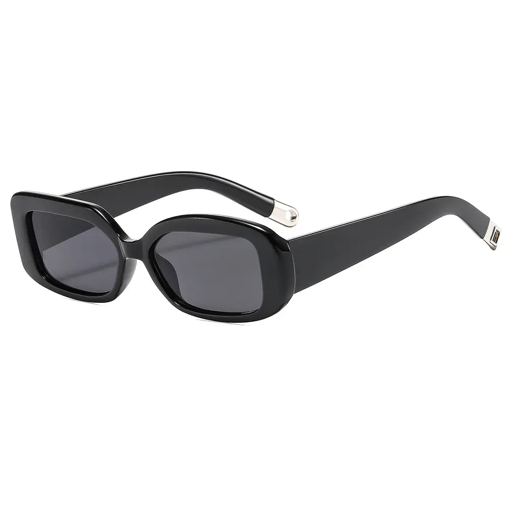 Green Asymmetric Sunscreen Sunglasses for Women - Image 11