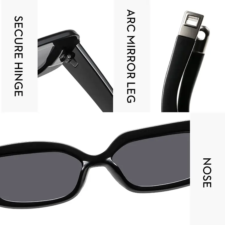 Green Asymmetric Sunscreen Sunglasses for Women — feature 11
