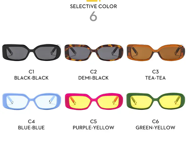 Green Asymmetric Sunscreen Sunglasses for Women — feature 13