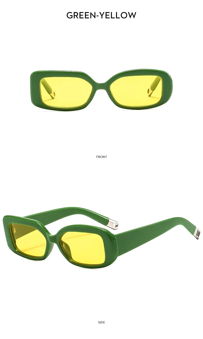 Green Asymmetric Sunscreen Sunglasses for Women — feature 20
