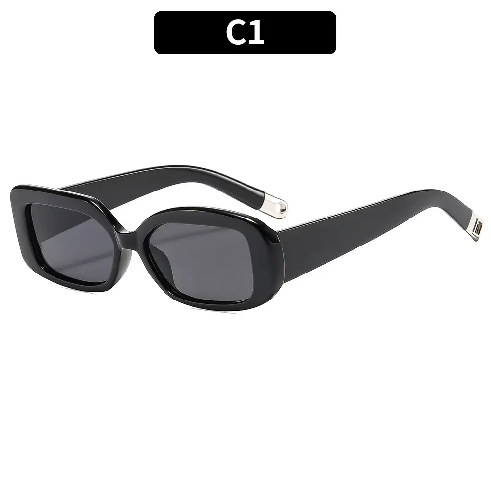Green Asymmetric Sunscreen Sunglasses for Women