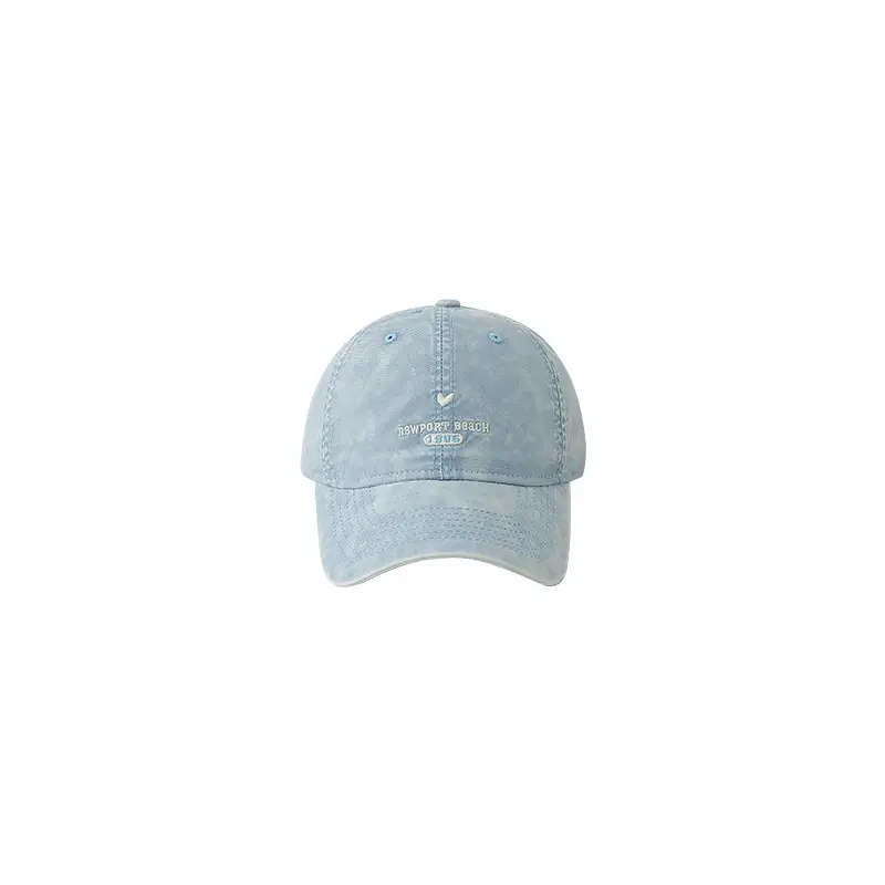 Kids Baseball Cap White Korean Embroidered Spring Autumn - Image 12