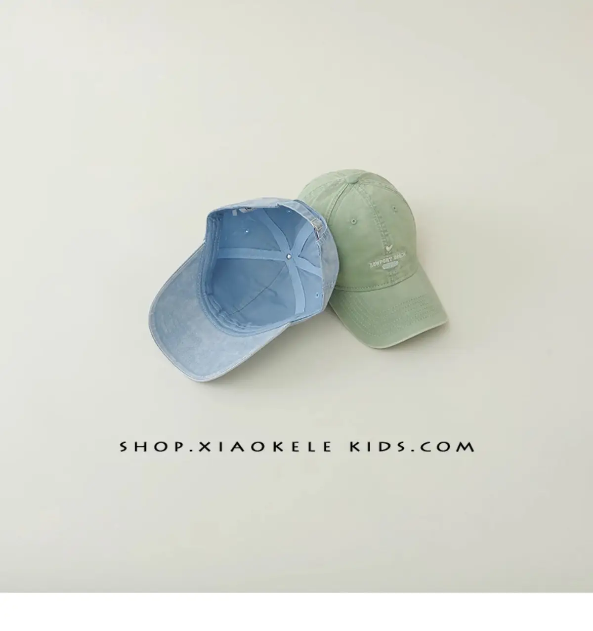 Kids Baseball Cap White Korean Embroidered Spring Autumn — feature 10
