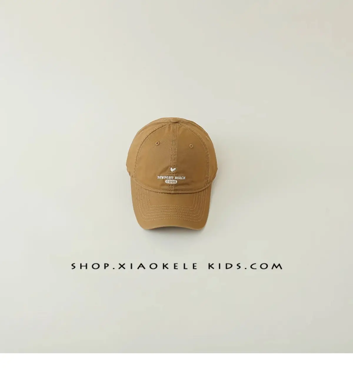 Kids Baseball Cap White Korean Embroidered Spring Autumn — feature 16