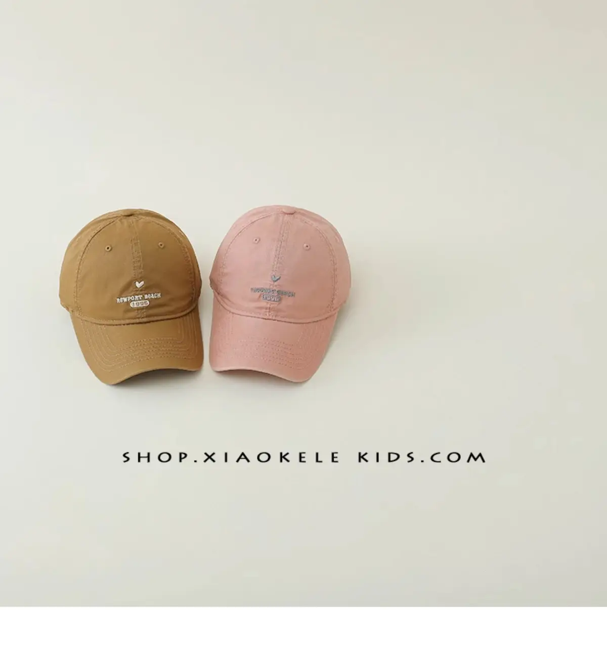 Kids Baseball Cap White Korean Embroidered Spring Autumn — feature 6