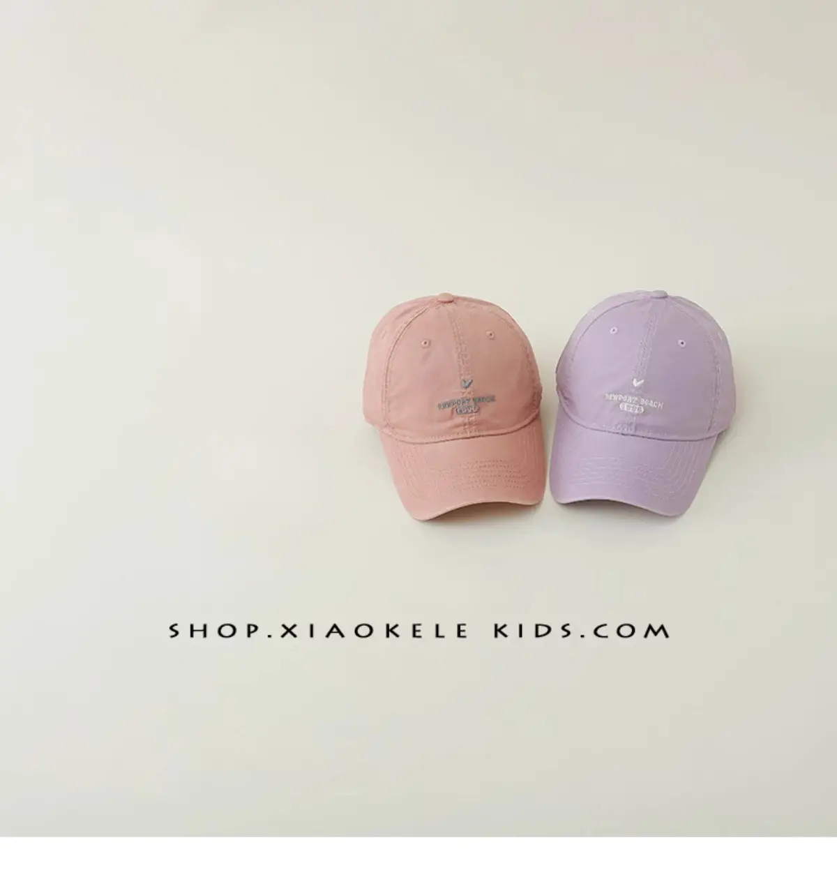 Kids Baseball Cap White Korean Embroidered Spring Autumn — feature 7