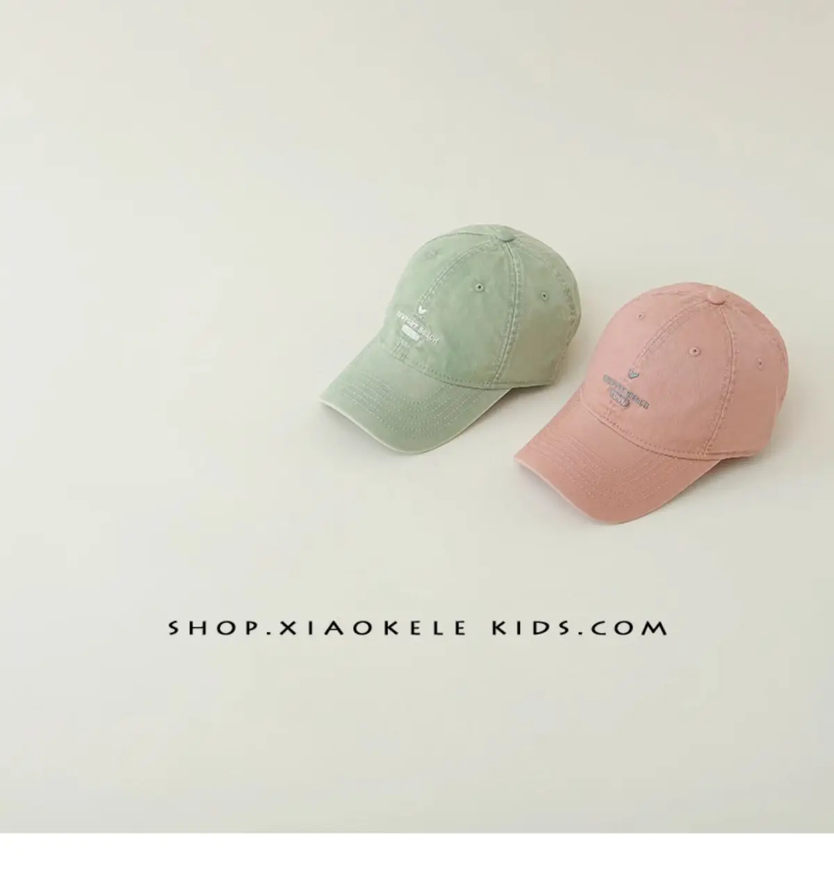 Kids Baseball Cap White Korean Embroidered Spring Autumn — feature 9