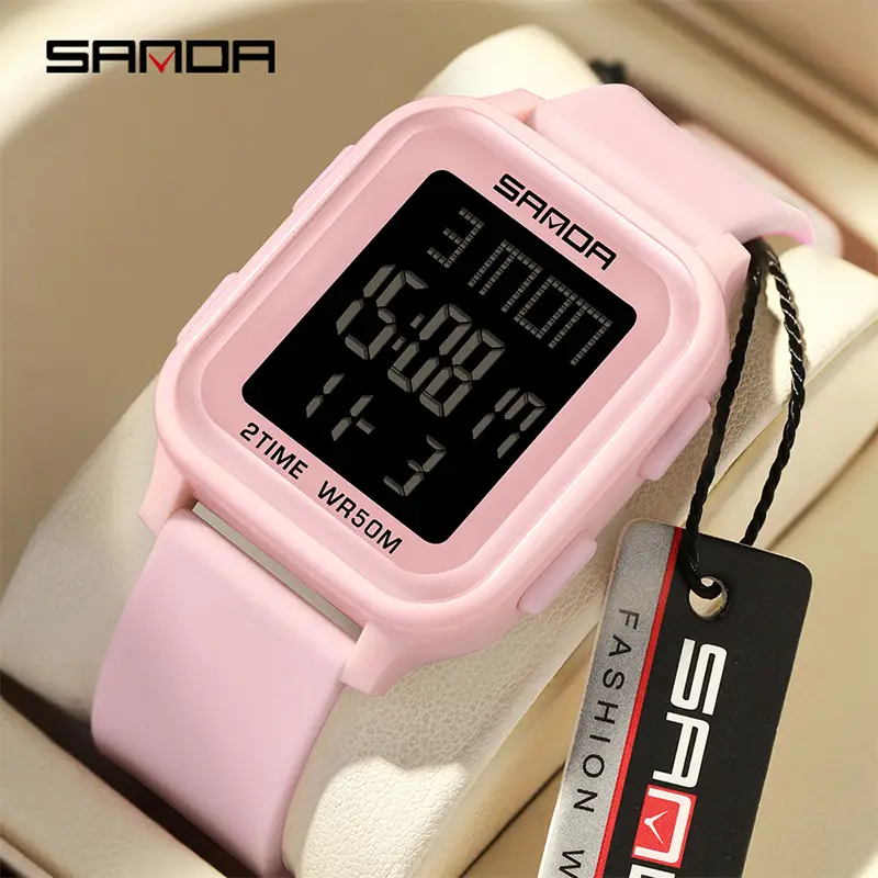 Sanda Digital Alarm Clock Watch for Teens 6 Colors - Image 8